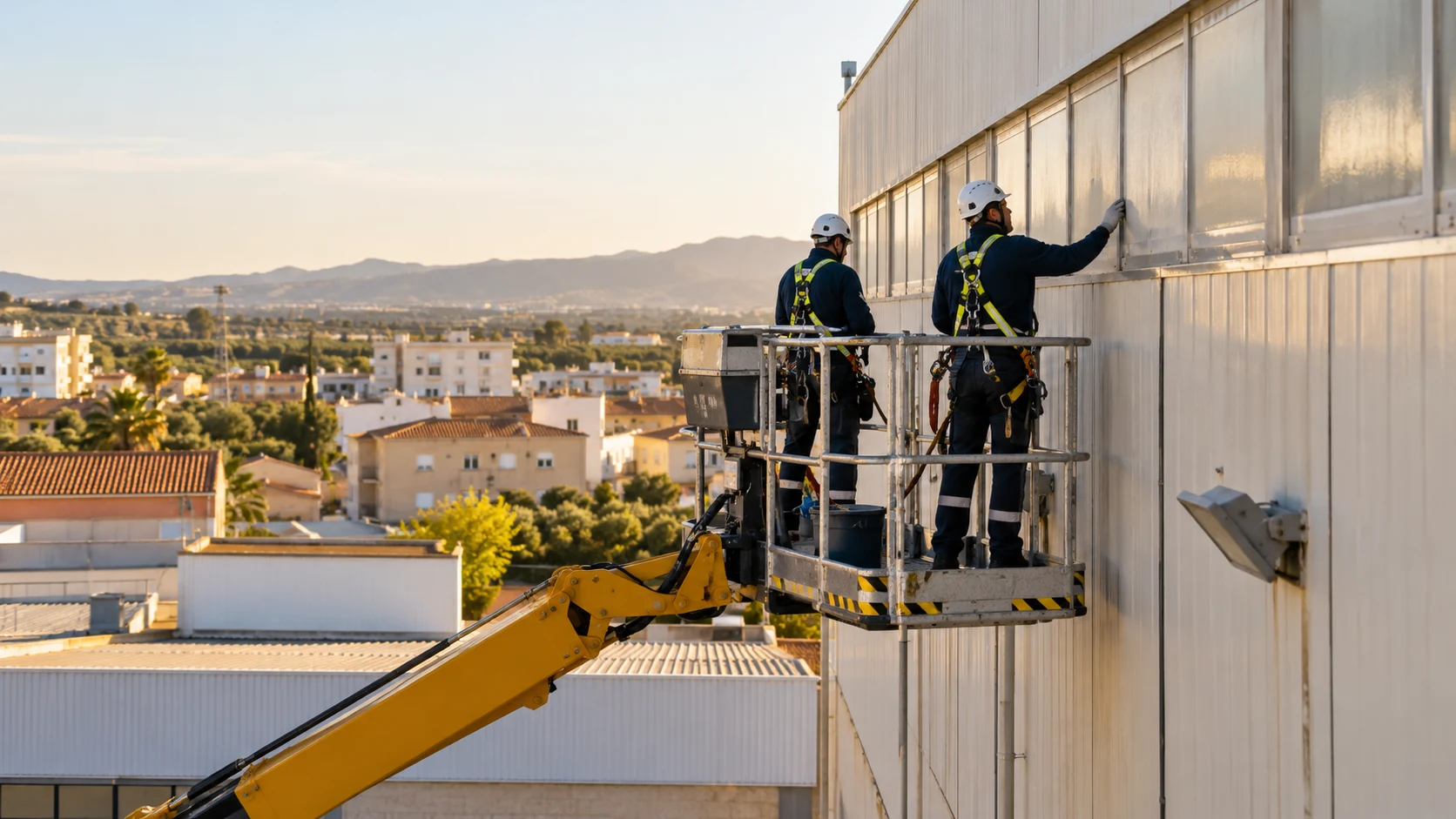 Mantenimiento y limpieza industrial en altura en Alzira