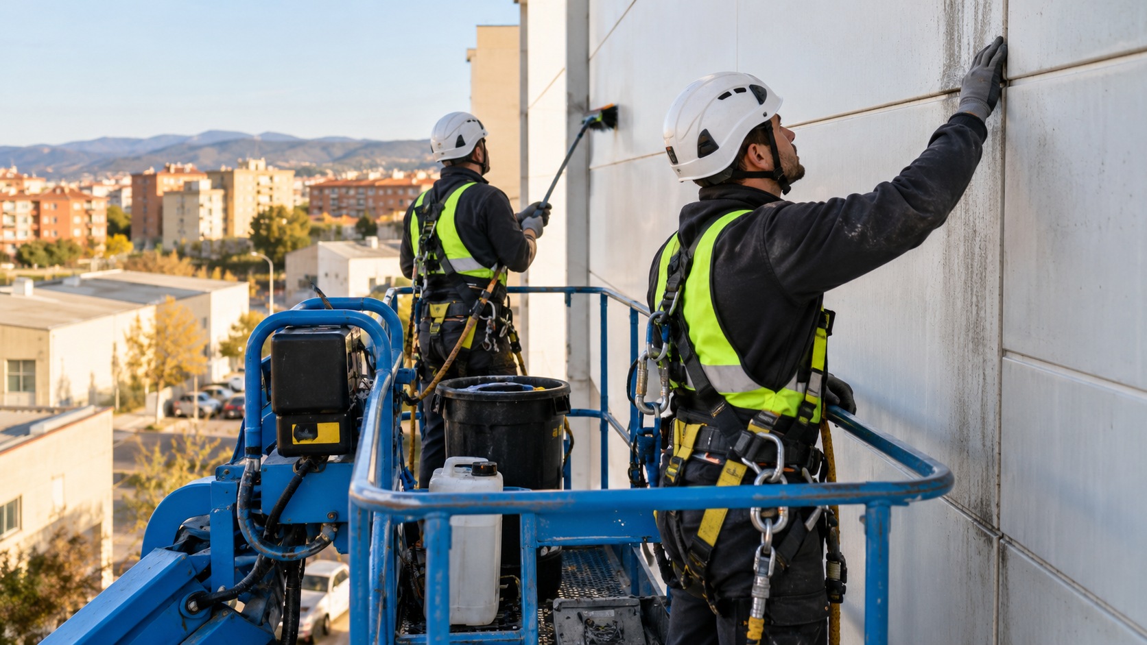 Mantenimiento y limpieza industrial en altura · imagen de contenido