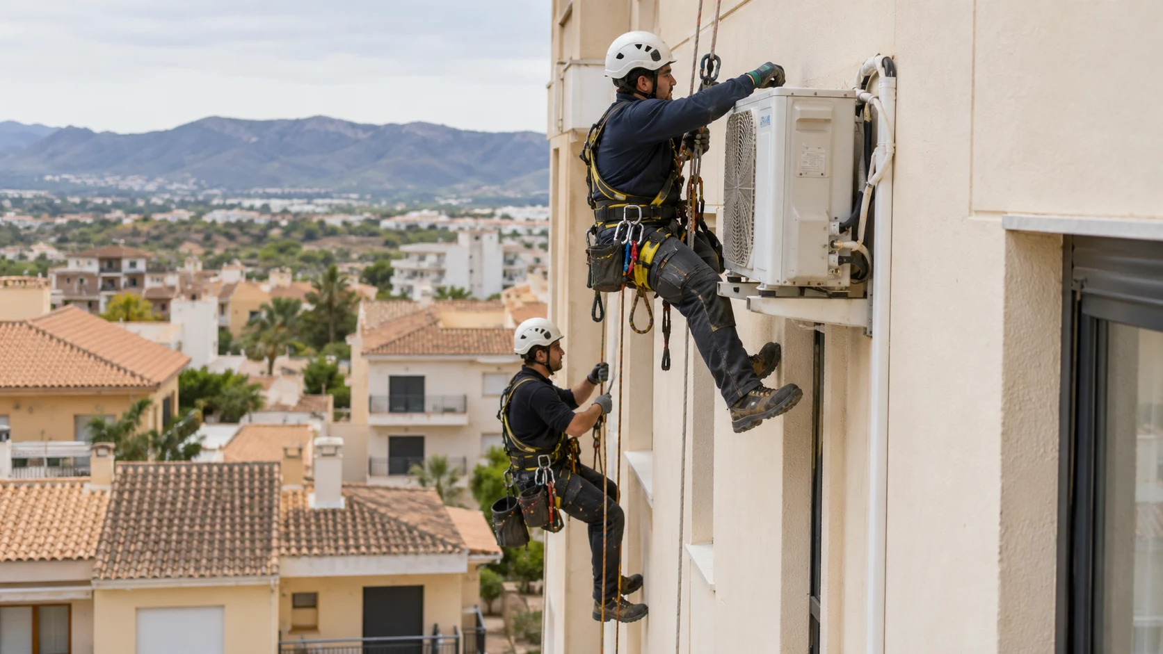 Apoyo a instalaciones en altura en Alzira